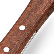 Kings County Tools Hori Hori Garden Knife – 7.4” Stainless Steel Blade Weeder with Wood Handle