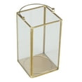 Better Homes & Gardens Medium Decorative Gold Metal Lantern, Candle