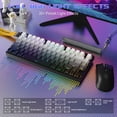 thumbnail image 3 of ATTACK SHARK R82 Rapid Trigger TKL Wired Mechanical Gaming Keyboard with Driver, Black, 3 of 7