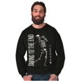 thumbnail image 5 of Funny Swing to the End Skeleton Golf Men's Crewneck Sweatshirt Brisco Brands S, 5 of 6
