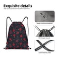 thumbnail image 4 of Honeii Ping Pong Print Drawstring Backpack,Drawstring Bags String Backpack Gym Cinch Sack Backpack Sport Bag Draw-Medium, 4 of 6