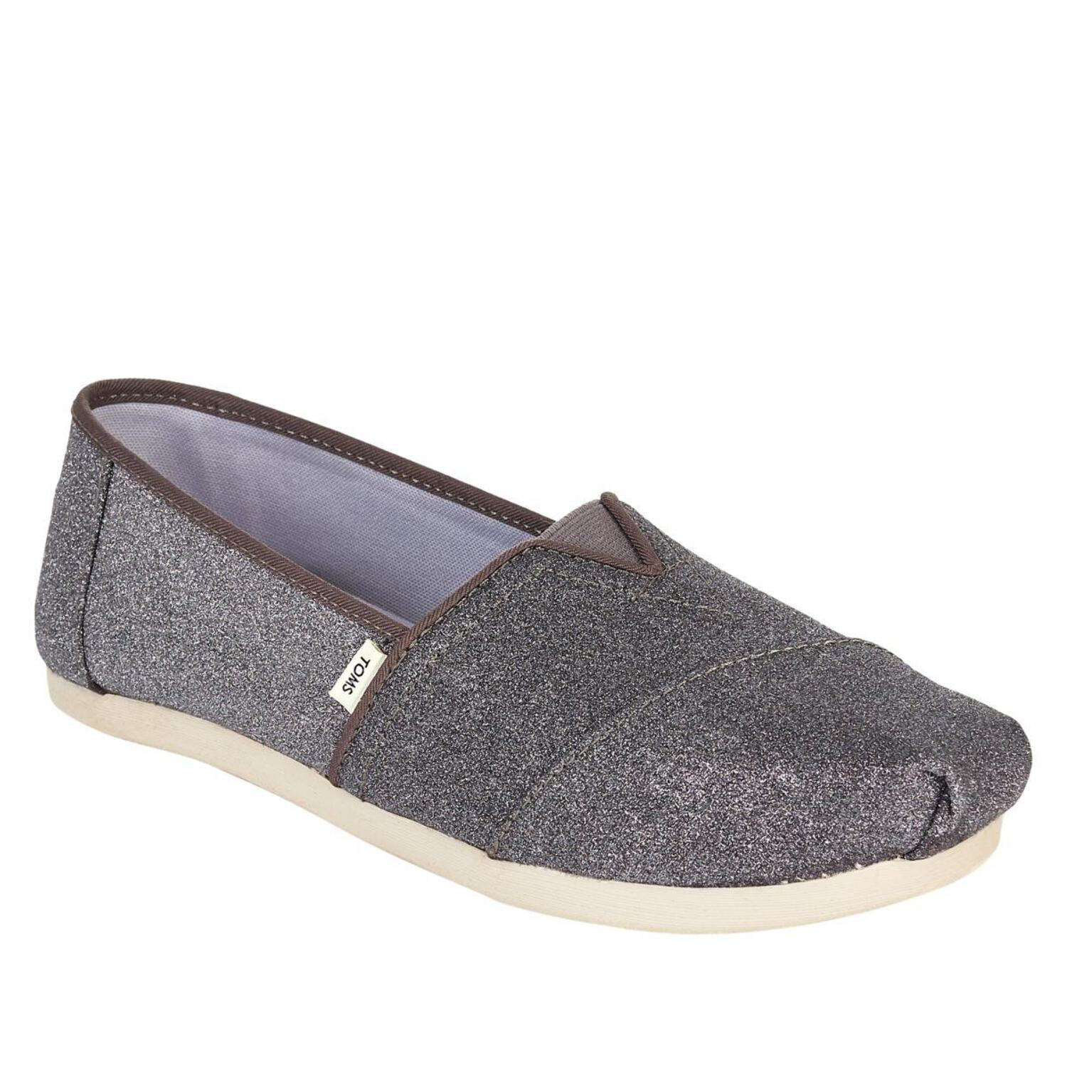 Blue glitter toms sale