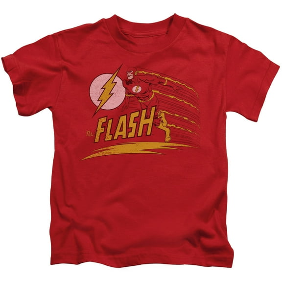 Dc Flash - Like Lightning - Juvenile Short Sleeve Shirt - 5/6