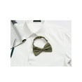 thumbnail image 5 of INSPIRAR CHIC Accesorios de corbata de moño para hombres, correa ajustable, esmoquin formal, preatado, gris, 5 of 5