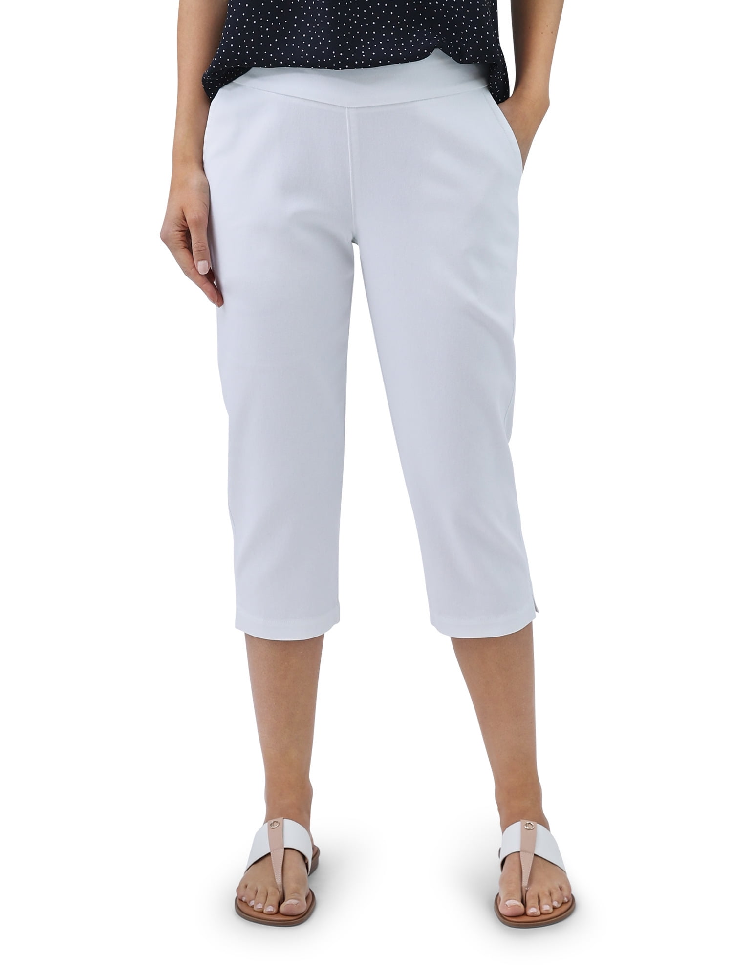 Chaps Women's Stretch Pull On Capris - Walmart.com