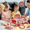 thumbnail image 4 of MALLMALL6 DIY Thank You Apple Shaped Cutouts Craft Kit, Teacher Appreciation Gift for School Classroom,6Counts, 4 of 6