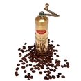 thumbnail image 1 of Sozen 7" Handmade Manual Brass Coffee Mill Grinder, Adjustable Portable Conical Burr Mill, Hand Crank Grinder for Turkish Coffee, 1 of 4