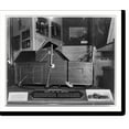 thumbnail image 2 of Historic Framed Print, [Model of Edison's first motion picture studio, the Black Maria", as displayed at the LC motion picture exhibit, 1954]", 17-7/8" x 21-7/8", 2 of 9