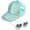 Green, variant on Girls Baseball Cap  Sunglasses, Glitter Mesh Ponytail Hat Adjustable Trucker Cap Sun Hat for Girls Outdoor