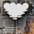thumbnail image 1 of LED Mirror lights Kit Makeup Lights Vanity 6/10 Bulbs for bathroom wall, dresser dimer with in Linkable Linkable. ,Widely Use, 1 of 6