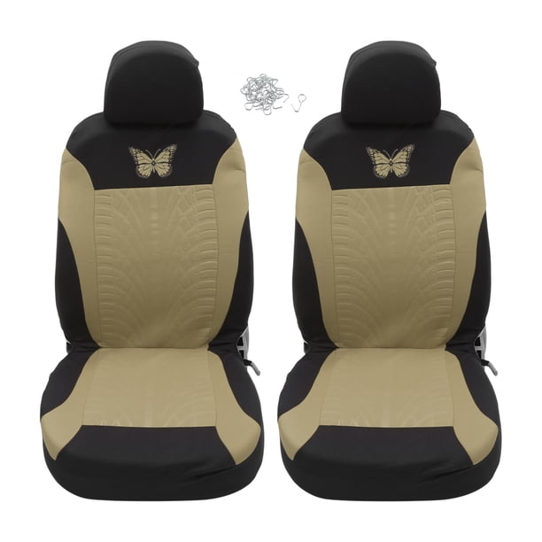 Juego de 4 fundas universales para asientos de coche Unique Bargains Lavables Transpirables Beige