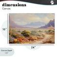 thumbnail image 4 of Stupell Industries Southwestern Flower Lined Desert Path Canvas Art, 24 x 16, by Franklyn Gregory, 4 of 8