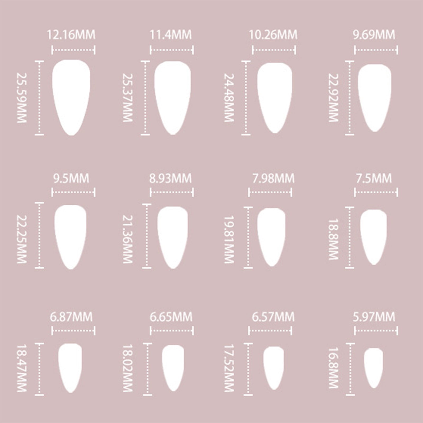 Long Nails Tips Straight Coffin Clear Seal Acrylic Nail Tips with Glue And Gel X Nail Tips Short Coffin Acrylic Nails Already Painted Small Nail Coffin Tips Half Cover Short Full Nails Acrylic Tips
