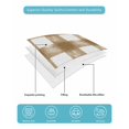 thumbnail image 5 of Quilts Twin XL Size, Brown White Plaid Soft Comforter Bedding Set for Bed, Watercolor Farmhouse Checkered Lightweight Quilted Bedspread with Pillow Cover(2 Pieces) for All Season, 68x98 Inch, 5 of 6