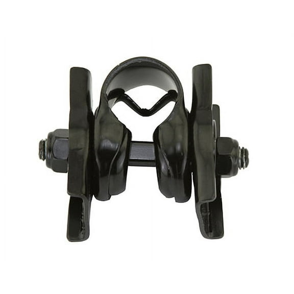 Lowrider Black Bike Saddle Clamp Double Rail. Bike Part for Cruiser, BMX, Trike, Bicycle Parts