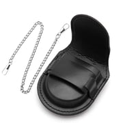 Leather Cover Vintage Classic Pocketed Watch Box Chain Pocket Watch Storage Holder Coin Purse Pouch Bag
