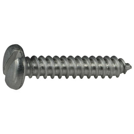 

#10 x 1 Aluminum Slotted Pan Head Sheet Metal Screws SMSPA-126