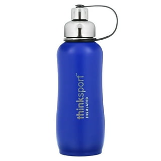 Thinksport Insulated Sports Bottle - 17oz (500ml) - Natural Silver