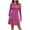 Z01#Hot Pink, variant on IROINNID Sweater Dress for Women V Neck Sweater Dress Puff Long Sleeve Slim Bodycon Fall Winter Ribbed Knit Dresses