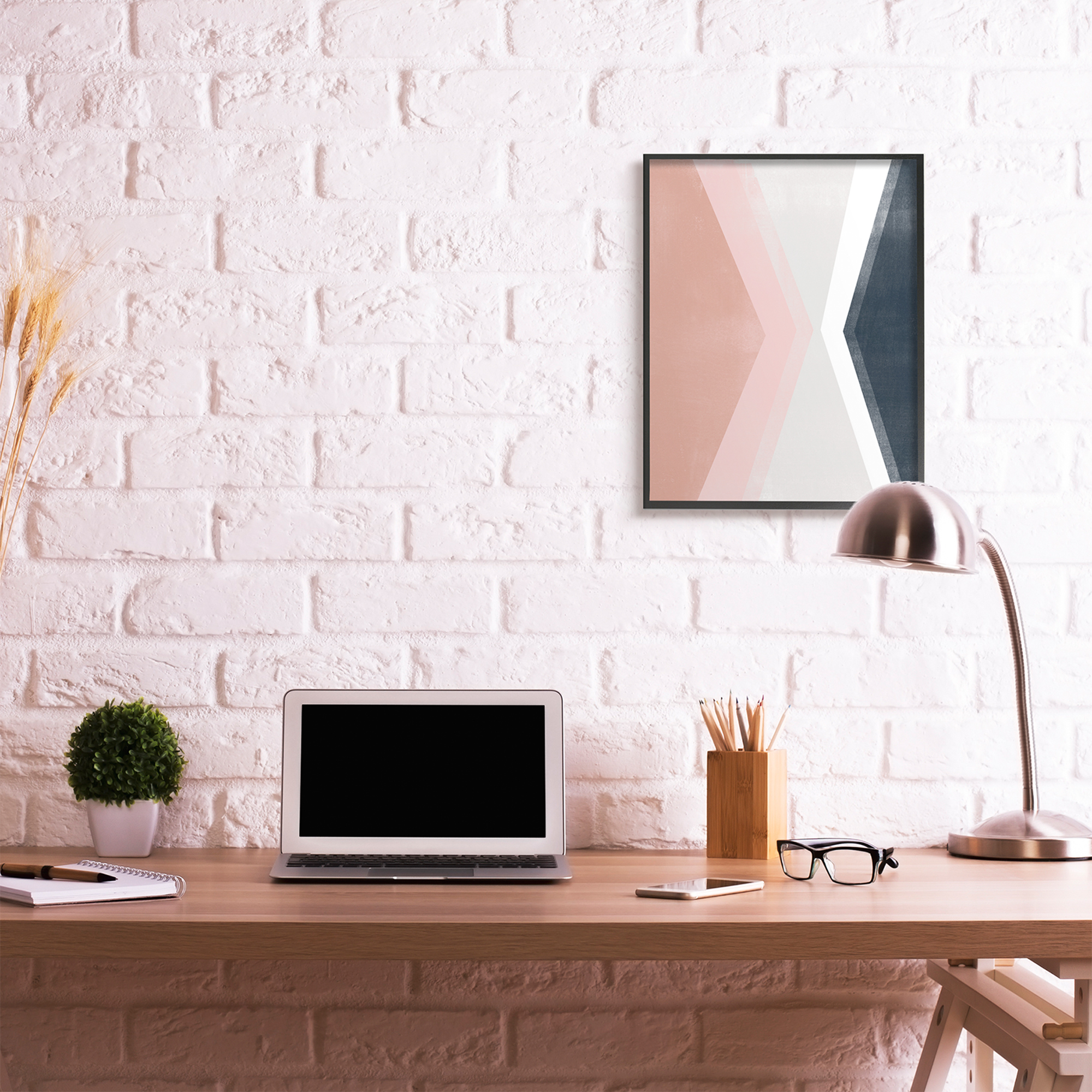 Stupell Industries Watercolor Pink Cosmetics Abstract Fashion Still Life Canvas Wall Art, 24 x 30, Design by Jennifer Paxton Parker