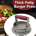Burger Press Patty Maker NonStick, Stuffed Hamburger Patty Mold Manual