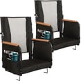 thumbnail image 3 of Extra Wide Stadium Seats with Back Support  Bleacher Chairs with  Back and Cushion  Padded Portable Fording Bleacher Seat with Armrests  Cup Holder and Storage Pockets Pack), 3 of 3