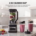 thumbnail image 2 of Ninja Professional Plus DUO Bender, 1400 Peak Watts, 3 Auto-IQ Programs for Smoothies, Frozen Drinks & Nutrient Extractions, 72-oz.* Total Crushing Pitcher & (2) 24 oz. To-Go Cups, BN751 Dark Grey, 2 of 8