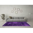 thumbnail image 3 of Ahgly Company Indoor Rectangle Abstract Purple Modern Area Rugs, 4' x 6', 3 of 4