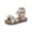 Beige, variant on SGMVNU Toddler Girls Sandals and Pearls Strappy Dress Sandals Open Toe Flat Sandals Summer Shoes for Little/Big Kids Beige Size 4.5-5 Years