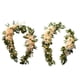 thumbnail image 3 of Bewildely 2 piezas Hermosa decoración de flores artificiales Bajo mantenimiento y amplias flores de boda para interiores o exteriores Elegante Decoración del hogar F2-2 931Champagne Pi, 3 of 6