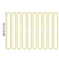 thumbnail image 3 of Mardi Gras Bead Necklaces 10 Pack Plastic Party Accessories for Carnival Celebration Events and Festive Gatherings(Gold), 3 of 6