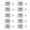 Blue, variant on ENYOUNG 10 Set Crossing Screw Back Buttons Decorative Rivets Studs Colorful Turquoise Cross Art Fasteners Craft Buckles for Leather Saddles Wine Bags Handbags Shoes Jackets Belts DIY Projects, Black