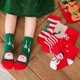 thumbnail image 3 of Calcetines navideños Hotiary de 5 pares, calcetines cálidos con estampado navideño para niños pequeños, regalo de Navidad, calcetines para niños y niñas de 1 a 12 años., 3 of 5