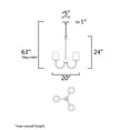 thumbnail image 4 of Maxim Lighting - Three Light Chandelier - Chandelier - Shelter-3 Light, 4 of 5
