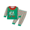 thumbnail image 2 of Couple Christmas Pajama Set Matching Family Pajamas Elf Cosplay Outfit for Kids Adult PJs Sets, 2 of 6