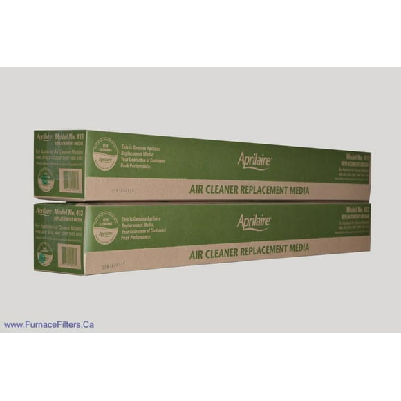 Aprilaire 413 Furnace Filter MERV 13 Replacement Media. Package of 2