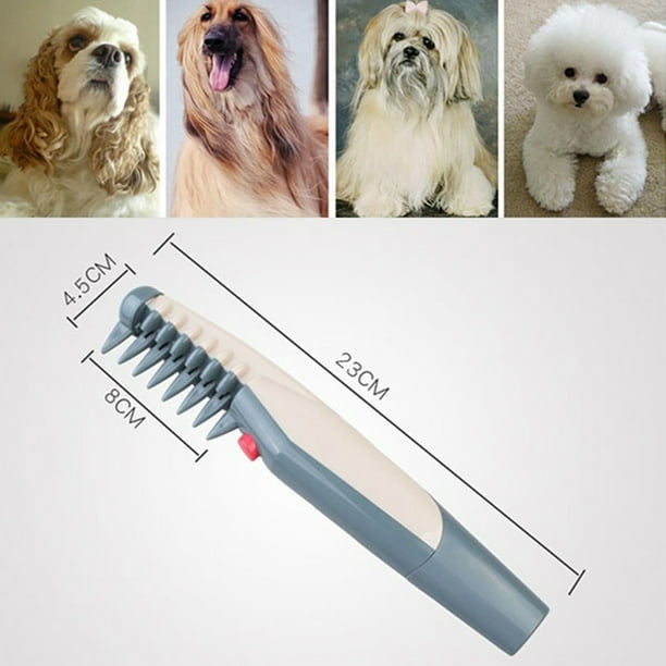 Dog brush that cuts out clearance knots