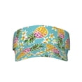 thumbnail image 3 of Balery Cute Pineapples Sport Wear Athletic Visor Sun Sports Visor Hat Visor Adjustable Cap for Women and Men (One Size), 3 of 8