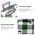 thumbnail image 5 of Lsque Green White Christmas Tree Lumberjack Plaid Printed Luggage Cover, Travel Luggage Protector,Scratch and Dirt Resistant, Fits 18-32 Inch Luggage - Small, 5 of 9