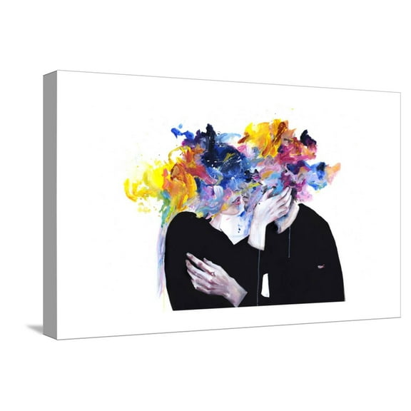 Art.com Intimacy on Display Stretched Canvas Print Wall Art by Agnes Cecile, 24" x 16"