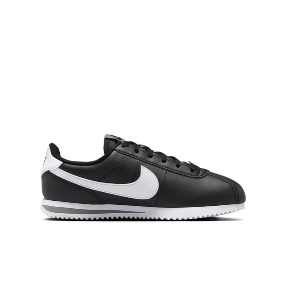 Nike Cortez Big Kids' Shoes, Black/Cool Grey/White, 5.5