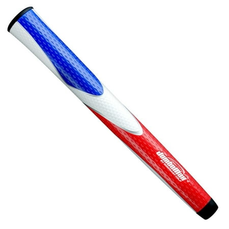 UPC: 0858558006049 | JumboMax Tour Series Medium +5/16 Red/White/Blue Golf Grips