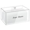 thumbnail image 1 of Caja de almacenamiento acrílica Simetufy con soporte para sábanas para secadora, 1 of 7