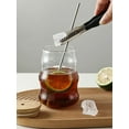 thumbnail image 5 of Drinking Glasses with Glass Straw and Lid,Beer Glasses Can Shaped Glass Cups, Tumbler Cup,Iced Coffee Glasses,Ideal for Whiskey,Soda,Tea, 5 of 12
