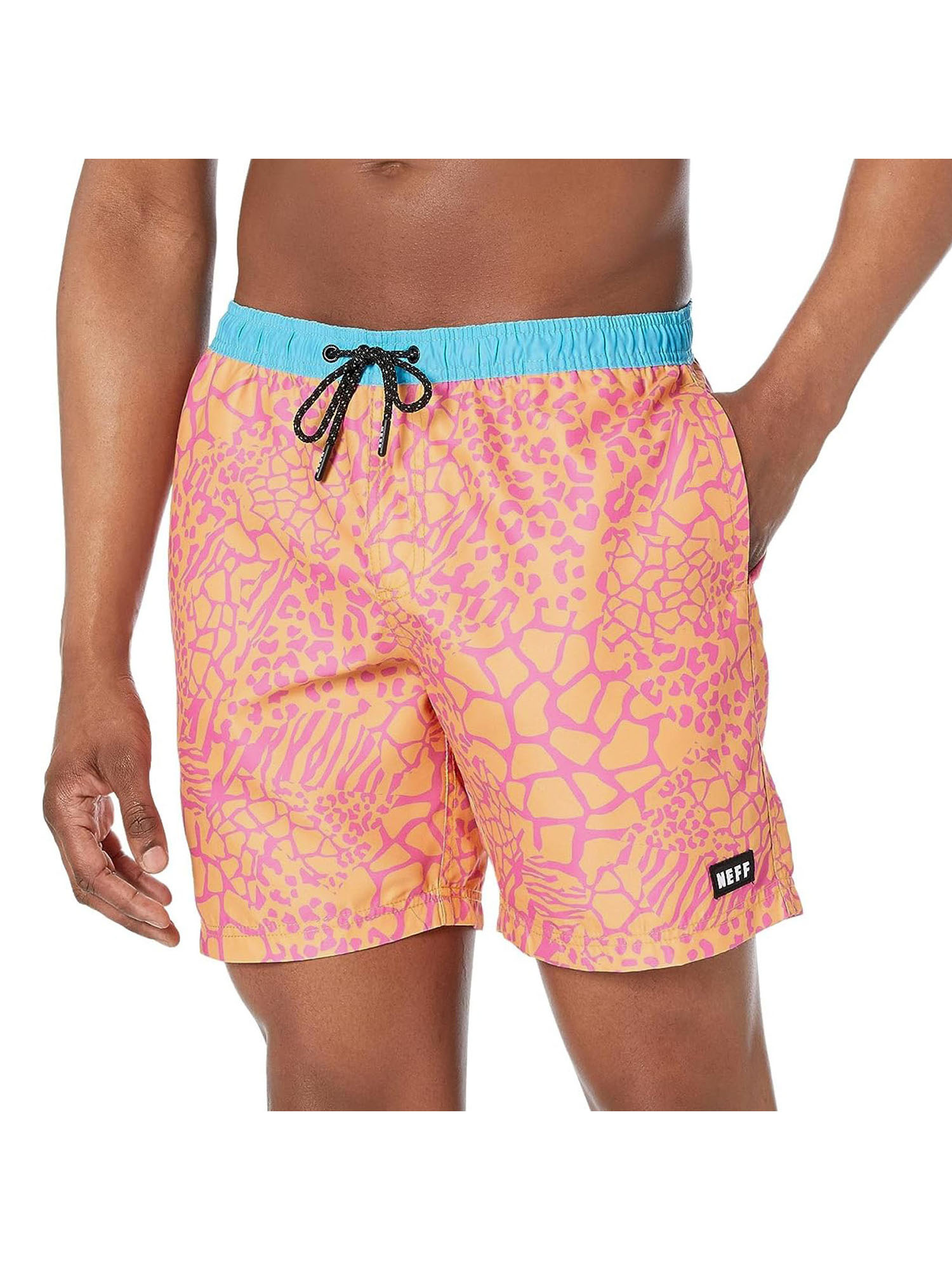 NEFF Men's Daily Animal Hot Tub Board Shorts for Swimming