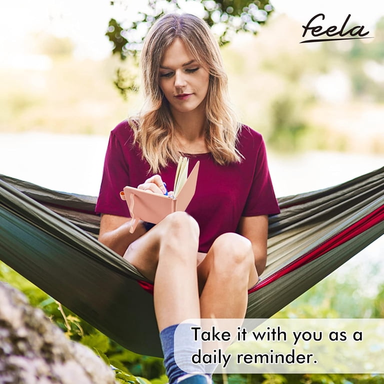 Feela 3-Pack Pocket Notebook Journals with Pens, A6 photo 3