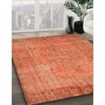 thumbnail image 3 of Ahgly Company Machine Washable Indoor Rectangle Contemporary Orange Red Area Rugs, 7' x 10', 3 of 7