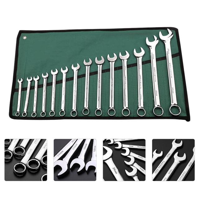 Mobutofu Kit de Clé à Cliquet 14 Pcs en Acier avec Fonctionnalité Réglable