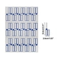thumbnail image 2 of Unique Bargains 6 Pcs P-Type Handwritten New Model Gift stickers 3.31"x1.02" Blue, 2 of 5