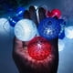 thumbnail image 2 of Luces Decorativas del 4 de Julio ANGGREK 3 Metros 20 Luces LED Para el Día de la Independencia Con Bolas Rojas Blancas Y Azules, 2 of 8